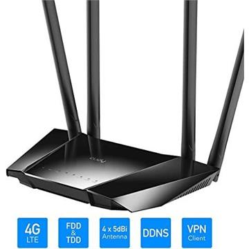 נתב אלחוטי כולל מודם סלולרי Cudy LT400 4G LTE 10/100 300Mbps